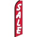 Sale (Red & White) Swooper Feather Flag
