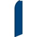 Solid Blue Swooper Feather Flag