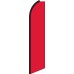 Solid Red Swooper Feather Flag