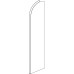 Solid White Swooper Feather Flag