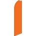 Solid Orange Swooper Feather Flag
