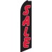 Sale (Black & Red) Swooper Feather Flag