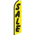 Sale (Yellow & Black) Swooper Feather Flag