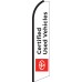 Toyota Certified (White Background) Swooper Feather Flag