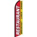 Restaurant - Breakfast, Lunch, Dinner Swooper Feather Flag