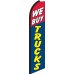 We Buy Trucks Swooper Feather Flag
