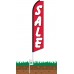 Sale (Red & White) Swooper Feather Flag