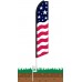 Stars & Bars Swooper Feather Flag