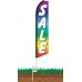 Sale Rainbow Swooper Feather Flag