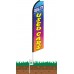 Quality Used Cars Rainbow Swooper Feather Flag