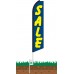 Sale (Blue & Yellow) Swooper Feather Flag