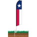 Texas State Swooper Feather Flag