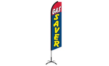 Gas Saver Swooper Feather Flag