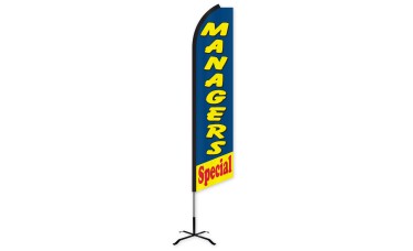 Managers Special Swooper Feather Flag