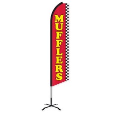 Mufflers Swooper Feather Flag