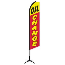 Oil Change Swooper Feather Flag