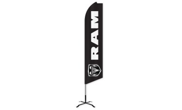 RAM Swooper Feather Flag