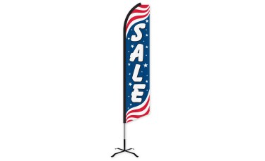 Sale Patriotic Swooper Feather Flag