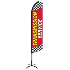 Transmission Service Swooper Feather Flag