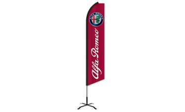 Alfa Romeo Swooper Feather Flag