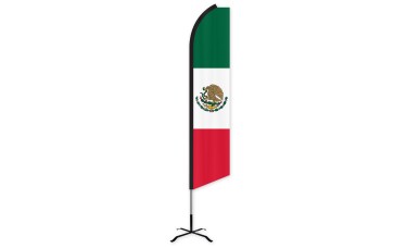 Mexico Swooper Feather Flag