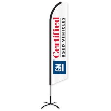 GM Certified Used Vehicles Swooper Feather Flag