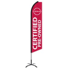 Nissan Certified Swooper Feather Flag