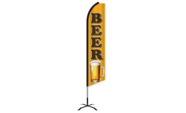 Beer Swooper Feather Flag