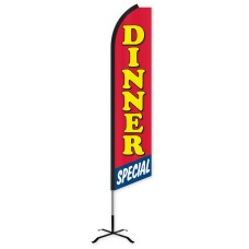 Dinner Special Swooper Feather Flag