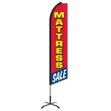 Mattress Sale Swooper Feather Flag