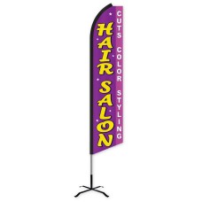 Hair Salon Swooper Feather Flag