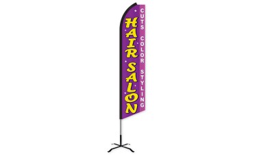 Hair Salon Swooper Feather Flag