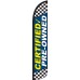 Certified Pre-Owned Blue Wind-Free Feather Flag