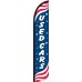 Used Cars Patriotic Wind-Free Feather Flag