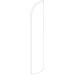 Solid White Wind-Free Feather Flag