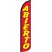 Abierto Wind-Free Feather Flag
