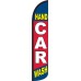 Hand Car Wash Wind-Free Feather Flag