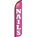 Nails Wind-Free Feather Flag