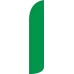 Solid Green Wind-Free Feather Flag