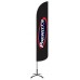 Custom Printed Full Color Wind-Free Feather Flag