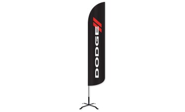 Dodge Wind-Free Feather Flag