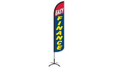 Easy Finance Wind-Free Feather Flag