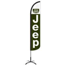 Jeep Wind-Free Feather Flag