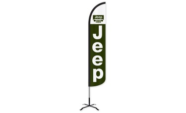 Jeep Wind-Free Feather Flag