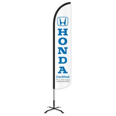 Honda Certified Pre-Owned Wind-Free Feather Flag