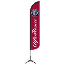 Alfa Romeo Wind-Free Feather Flag