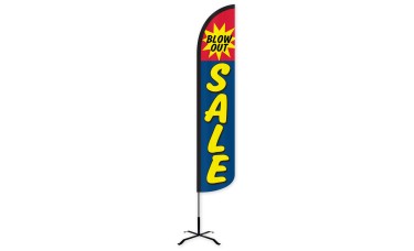 Blow Out Sale Wind-Free Feather Flag