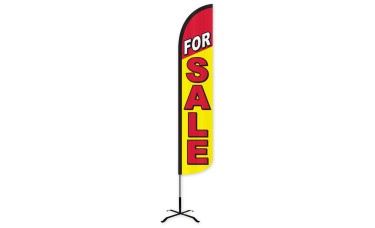 For Sale Wind-Free Feather Flag