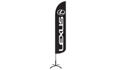 Lexus Wind-Free Feather Flag