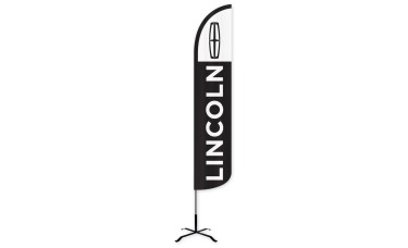 Lincoln Wind-Free Feather Flag